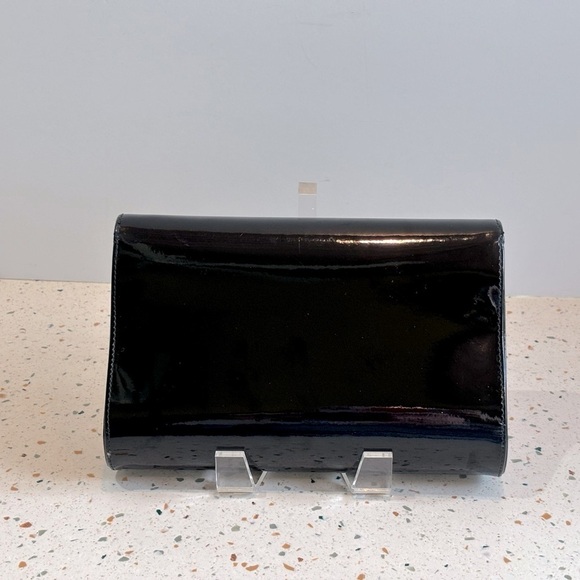 VTG Designer Givenchy Paris Patent Leather Clutch or Shoulder Purse - Picture 9 of 17